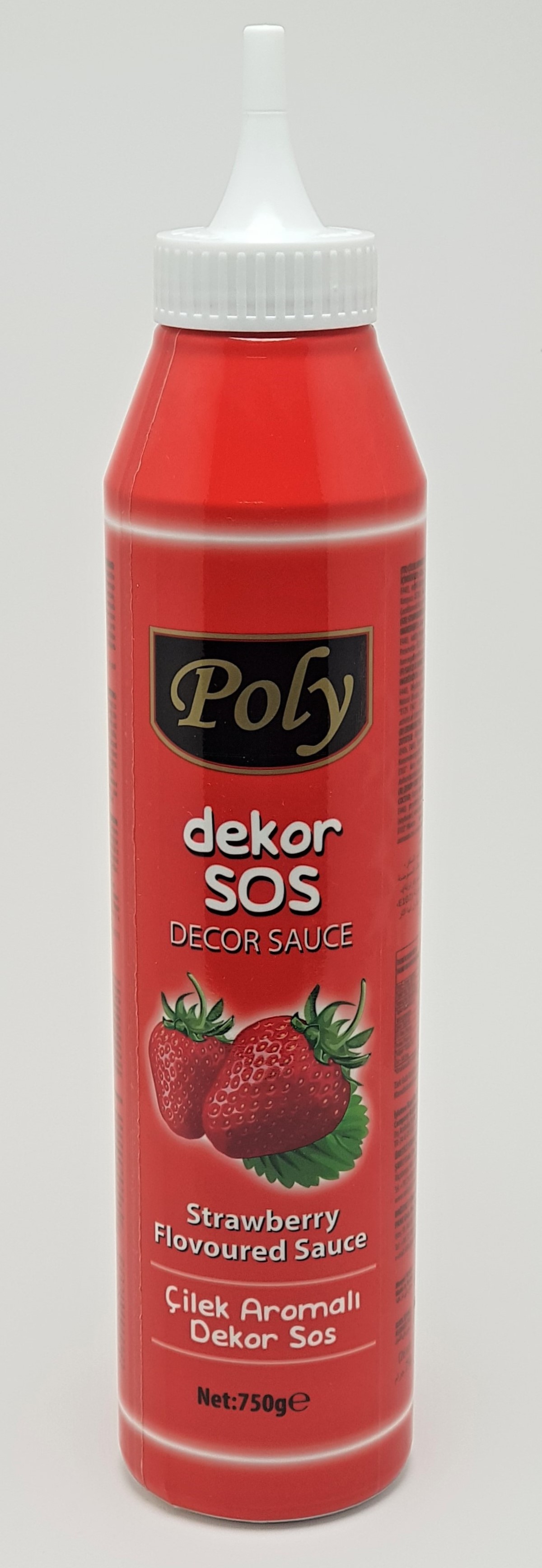 Çilek Aromalı Dekor Sos    750 gr.